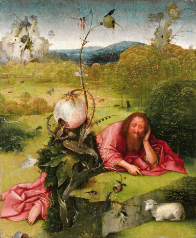 St John the Baptist in Meditation Hieronymus Bosch